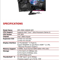 Carte mère de bureau MPG Z890 E-ATX, processeur Intel, interface SATA, nouvelle DDR5, WIFI, carte graphique non intégrée, 256 Go, quatre canaux de mémoire