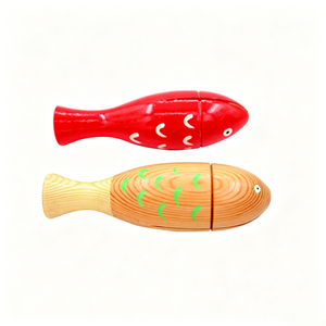 Orff Percussion Instrument Colorful Wooden <b>Fish</b> WIth Wooden Stick Musical Instrument Music Teaching AIDS for Kids Wholesale - Product Image 6