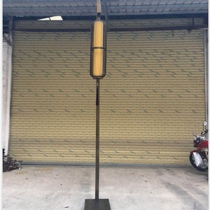 Lampe de jardin en acier inoxydable, éclairage LED extérieur pour cour et patio - Product Image 1