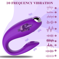 YAQU Diskreter Magnetischer Aufladbarer 10-Frequenz Leckvibrator Wasserdichte Vibrierende Unterwäsche G-Punkt-Vibratoren
