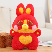 Porte-clés personnalisé en peluche super douce en coton PP brodé, mini lapin en peluche, 5 cm-20 cm