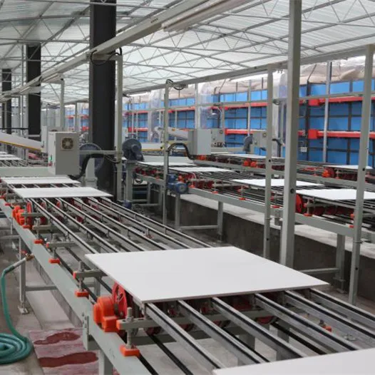 공장 판매 벨트 컨베이어 라인 세라믹 공장 유약 라인 전체 라인 디자인, 생산 및 설치