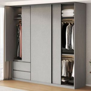 Ropa de madera personalizable para el hogar, oficina, dormitorio, PVC, armarios de madera personalizables - Product Image 4