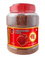 Aliment pour poissons perroquets rouges en gros, 1 kg, emballage personnalisé, vente chaude, type d'origine, ingrédient principal farine de poisson