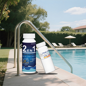 Reykon ชุดทดสอบน้ำแบบ2-in-1ใช้ในครัวเรือนเครื่องวัดค่า <span class=keywords><strong>pH</strong></span> สำหรับก๊อกอาบน้ำกลางแจ้งตั้งแคมป์วัสดุพลาสติกปรับแต่งได้ - Product Image 5