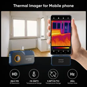 GW256A Android <b>Thermal</b> <b>Imaging</b> <b>Camera</b> 256x192 Resolution USB-C Mobile <b>Thermal</b> <b>Camera</b> for Electrical Repair GW256A GW256A Ther - Product Image 2