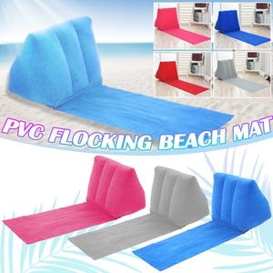 Chill Wedge Silla de playa inflable Festival Camping Tumbona Almohada Asiento Cojín