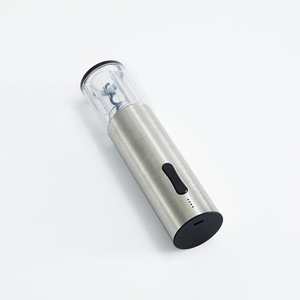 ที่เปิดขวดไวน์ไฟฟ้าแบบชาร์จ USB ทำจากสแตนเลส พร้อมที่ตัดฟอยล์อัตโนมัติ อุปกรณ์ครัว ขายดี - Product Image 5