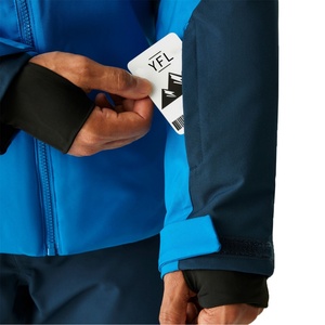 Men's <b>Thin</b> Hooded <b>Waterproof</b> Safari <b>Jacket</b> with Stand Collar and Front Logo-Breathable Quick Dry Outdoor Performance <b>Jacket</b> - Product Image 6