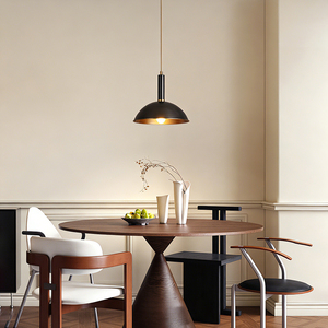 Lámpara Colgante E27 de Cobre Dorado, Lámparas Colgantes de Cobre para Isla de Cocina, Lámpara Colgante de Techo Estilo Rústico para Pasillo, Comedor - Product Image 1