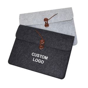2024 Best Sell Custom Logo Soft Portable Felt Document Bag Cover <b>Case</b> Briefcase Felt Laptop Sleeve Felt Laptop Bag - Product Image 1