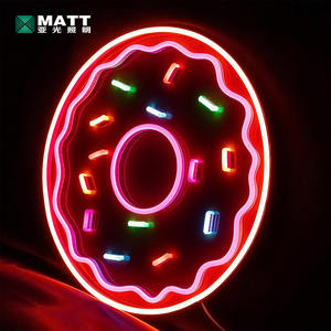 2023 Matt Factory <span class=keywords><strong>Donuts</strong></span> Led <span class=keywords><strong>Sign</strong></span> per la decorazione della parete luci al Neon per la decorazione della camera da letto e del partito - Product Image 5
