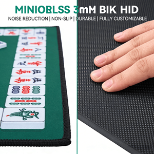 <span class=keywords><strong>Tapis</strong></span> de Mahjong Américain Personnalisable Antidérapant, Réduction du Bruit, Imperméable, en Caoutchouc, pour la Maison, les Voyages, les Fêtes, OEM, ODM, Vente en Gros - Product Image 2