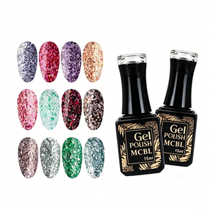 Abrltino - Muestra Gratuita de Esmalte de <span class=keywords><strong>Uñas</strong></span> <span class=keywords><strong>Semipermanente</strong></span> en Gel UV con Brillo Rosa Nude para Salones - Product Image 2