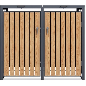 Đồ Nội Thất Ngoài Trời-Tương Thích Kim Loại Gỗ Lớp Phủ Hạt Thùng Rác <span class=keywords><strong>Bin</strong></span> Bao Vây Thép Lưu Trữ Xô Thép Không Gỉ Vườn <span class=keywords><strong>Bin</strong></span> <span class=keywords><strong>Bin</strong></span> - Product Image 2