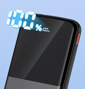 Yoobao nouveau produit Q15 10000mAh LED affichage numérique chargeur Mobile Ultra mince PD20W charge rapide Portable batterie externe