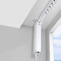 Moteur de rideau de jardin, maison intelligente automatique, télécommande RF433 pour commande vocale mobile, Google Tuya WIFI, ODM OEM personnalisé, 24,5 cm