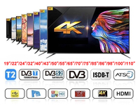 Televisor LCD con Pantalla Plana a Precio de Fábrica, Televisor LED Inteligente 4K de 15 17 19 22 24 32 39 40 43 49 50 55 65 70 75 85 86 98 100 110 Pulgadas
