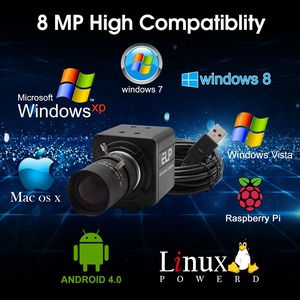 ELP Laptop Webcam Zoom 10x 5-50mm Varifocal Lens 8MP IMX179 Color Sensor HD Video <strong>PC</strong> <strong>Camera</strong> <strong>for</strong> Schooling Meeting - Product Image 4