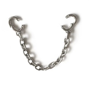 Anneaux de pieds en acier inoxydable, menottes de bondage, longues chaînes, entraves étanches, jeux sexuels BDSM, fétichisme, jouets de contrainte pour adultes en métal - Product Image 6
