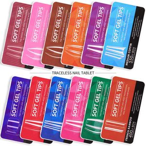 <span class=keywords><strong>Uñas</strong></span> Postizas de Belleza, 550 Piezas, <span class=keywords><strong>Uñas</strong></span> Artificiales Transparentes, <span class=keywords><strong>Uñas</strong></span> a Presión, Puntas Suaves de Cobertura Completa - Product Image 3