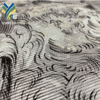 YKVE 1 Personnalisé Imprimé Décoratif Motifs Tissés Jungle Nature Herbe Tissu 3D Murale Papier Peint