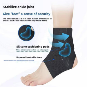 VIGFIT Tutore per Caviglia Regolabile Traspirante Supporto Compressivo per Uomini e Donne <span class=keywords><strong>Caviglie</strong></span> Distorte Fascia Stabilizzante per Legamenti - Product Image 4