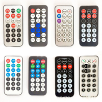 Télécommande infrarouge sans fil ultra-mince alimentée par batterie 5V pour bandes lumineuses RGB, portée 100m pour éclairage LED à changement de couleur