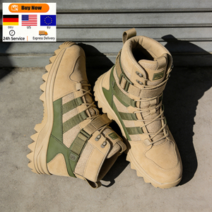รองเท้าบูทแบบผูกเชือกสำหรับผู้ชาย รุ่น Custom Desert <span class=keywords><strong>Tactical</strong></span> ระบายอากาศได้ดี กันน้ำ เหมาะสำหรับเดินป่ากลางแจ้ง (รับผลิตแบบ OEM/ODM) - Product Image 1