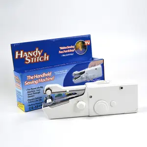 Sewing Machine Portable Needlework Cordless Mini Hand-Held Clothes Fabrics Sewing Machine Handy Stitch Hand Clothes Quick Tools