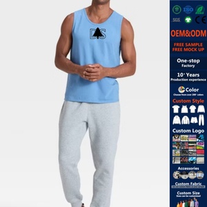 Canotta da Uomo OEM in Poliestere e Spandex Traspirante ad Asciugatura Rapida, Vestibilità Comoda per Palestra e Fitness - Product Image 5