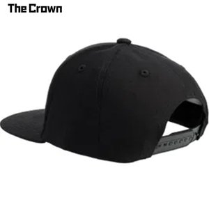 Custom Logo 6 Panel Structured Snapback Hat Wholesale Bulk Woven Patch <b>Flat</b> Brim <b>Cap</b> With Single Row Snapback Manufacturer - Product Image 3