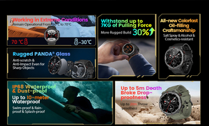 นาฬิกาสมาร์ทวอทช์ Blackview W50 รุ่นทนทาน แบตเตอรี่ 370mAh กันน้ำ - Product Image 4