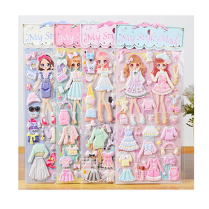 Autocollants à bulles dessin animé 3D EVA, étiquette décorative de <span class=keywords><strong>princesse</strong></span>, mignon Kawaii, cadeau pour fille, vente en gros, pièces - Product Image 1