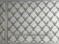 Mosaïque de pierre en marbre de forme de feuille de Thassos, nouvelle conception personnalisée, jet d'eau, pour la décoration murale, salle de bain, crédence de cuisine