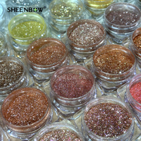 Sheenbow Diamant-Glitzer Silber Loser Lidschatten - Ultrafeines Kosmetikqualitäts-Schimmerpigmentpulver für Gesicht, Augen & Körper