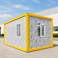 Maison conteneur préfabriquée détachable de style méditerranéen, structure en acier respirante, bâtiment modulaire pour cour extérieure - Vente en gros