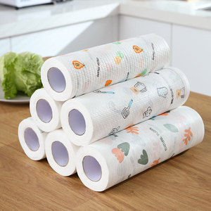 Chiffon de cuisine pour personne pressée, ne colle pas facilement à l'huile, lavable à l'eau, papier essuie-graisse, torchon, tissu non tissé, séchage rapide - Product Image 1