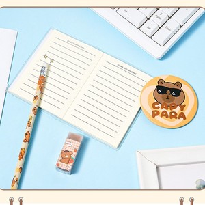 Juego de lápices y cuadernos bonitos y bonitos de dibujos animados, bolsa de papelería de gran capacidad, Material de tela para estudiantes, venta al por mayor - Product Image 4