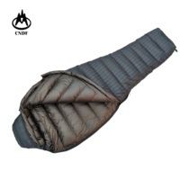 Sac de couchage de camping en duvet de canard imperméable survie hivernale-sac de couchage adulte momie 10-20 degrés