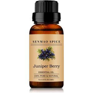 Huile de baies de genévrier naturelle en vrac, provenant de l'usine, vente en gros pour les soins de la peau, massage corporel - Product Image 1