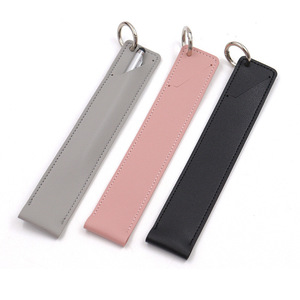 Étui à stylos portable en cuir PU, organiseur, <span class=keywords><strong>pochette</strong></span> à crayons suspendue, simple, avec clip pour stylo, <span class=keywords><strong>pochette</strong></span> à stylos avec porte-clés pour <span class=keywords><strong>Apple</strong></span> <span class=keywords><strong>Pencil</strong></span> - Product Image 1