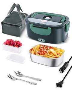 Boîte à lunch chauffante électrique portable personnalisée 12V 110V 220V pour la maison - Product Image 1
