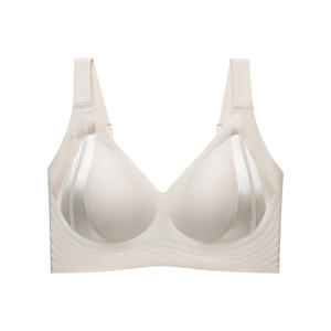 Soutien-gorge sans coutures à bretelles liftantes pour femmes à forte poitrine, qui réduit l'apparence de la poitrine, grande <span class=keywords><strong>taille</strong></span>, en nylon et élasthanne de haute qualité, large - Product Image 6
