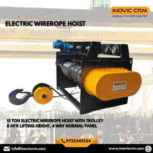 Polipasto eléctrico de cable de 1 a 25 toneladas con carro de grúa |   Equipo de elevación suave y seguro para usos industriales - Product Image 3