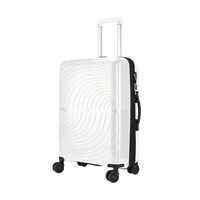 Ensemble de bagages incassables en PP, 4 pièces, valises rigides à roulettes, légères, résistantes à l'eau, grande capacité, pour voyage