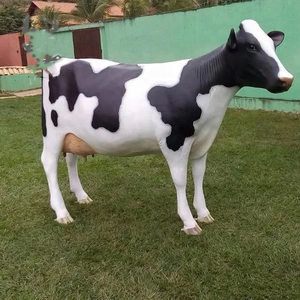 Offre Spéciale <span class=keywords><strong>Vache</strong></span> Statue Animaux Produits et Accessoires Sculpture Zoo Décoration À Vendre - Product Image 5