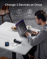 Anker 737 140W 3 ports Power Bank 24000mAh Affichage intelligent USB-A/C Charge rapide pour iPhone 16/15/14 & MacBook