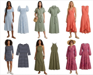 Vestidos Elegantes de Verano Estilo Francés, Vestidos Midi para Mujer, Envío de Estilos Variados - Product Image 1