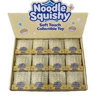 Jouet Squishy Bol de Ramen Nouilles Instantanées Croustillantes, Jouet Sensoriel Anti-Stress avec Remplissage Croustillant, Vente en Gros OEM